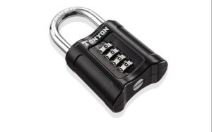 Combination Lock 4-Digit Zinc Alloy Padlocks Security padlocks Anti-Theft Large Padlock Lock For Door