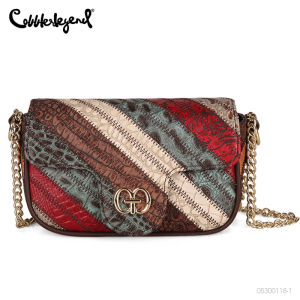 Cobbler Legend Women Shoulder Bag Genuine Leather Crossbody Multicolor Female Sling Bag