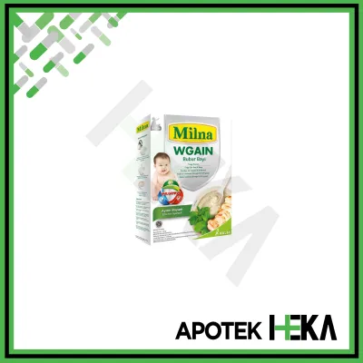 Milna Wgain Bubur Bayi Bebas Gluten 6+/8+ - Untuk 6 Bulan/8 Bulan