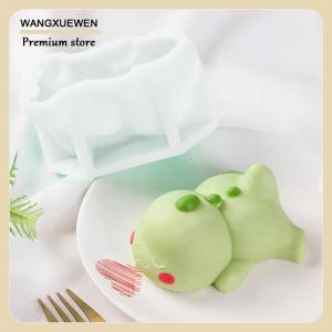 [COD] Cute Dinosaur Mousse Mold Pudding Silicone Mold Custard Mold Cake Mold Cartoon Green Dino Cake Decoration Baking Bakery Tool