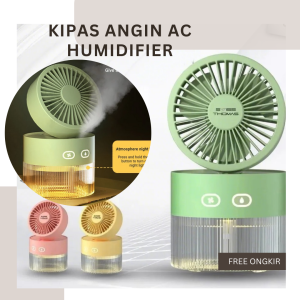 Kipas Angin AC Humidifier Tabung Air Purifier Kipas UAP SPRAY FAN Kipas Angin Uap Air