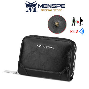 MENSPE Mens Short Wallet RFID Wallet Fashion PU Wallet Business Wallet Multi-Card Position Wallets Travel Purses Coin Pouch ID Credit Cards Holders