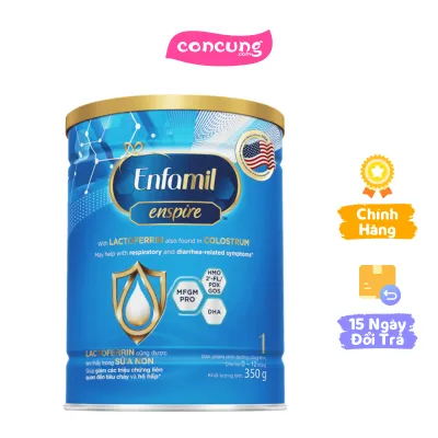 Sản phẩm dinh dưỡng công thức Enfamil Enspire 1 cho trẻ 0 - 12 tháng 350g