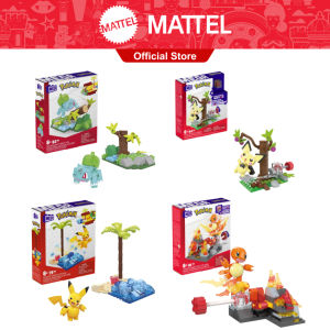 MEGA Pokémon Building Toy Kits With Poseable Action Figures And Environments - Assorted