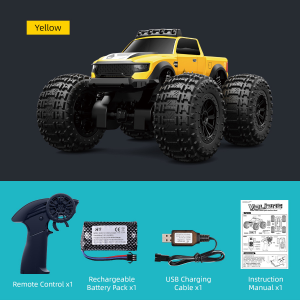 C8816 Amphibious Remote Control Car 4WD Off-Road Climbing Monster Truck with LED Light 4-wheeled Bigfoot Buggy RC Car Toys
