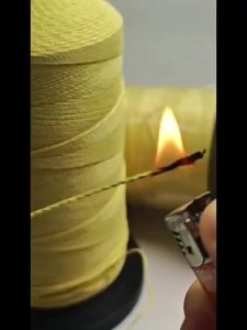 Dây Fanglun dây sợi Kevlar dây chịu nhiệt độ cao chống cháy và chống bén lửa dây chịu lực cao dây an toàn phòng cháy chống mài mòn và chống ăn mòn (10 mét).