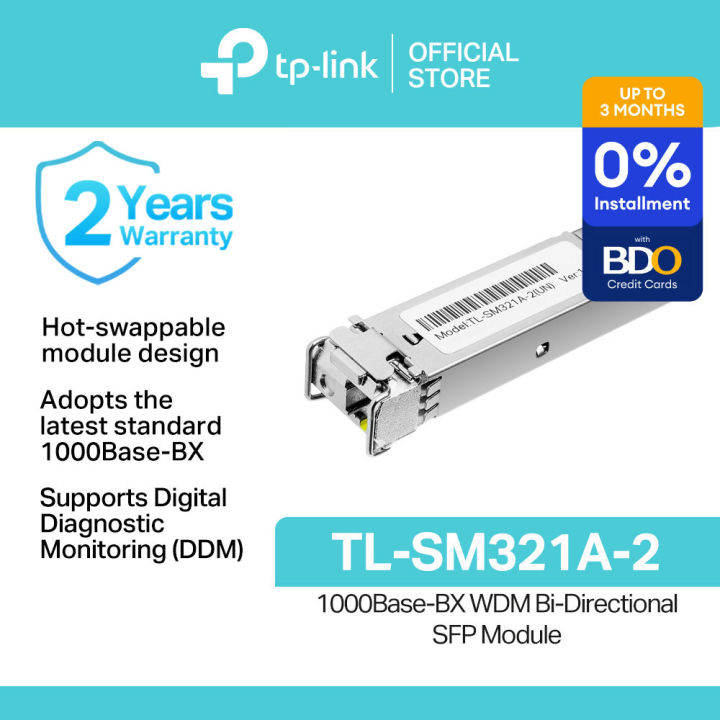 TP-Link%20Official%20Store%20%7C%20TL-SM321A-2%20%7C%201000Base-BX%20WDM%20Bi-Directional%20Hot-Swappable%20Single-mode%20Fiber%20SFP%20Module%20-%20Image%202