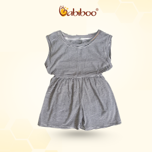 Đồ  bé trai BABIBOO bộ sát nách thun co dãn siêu mát cho (bé 3-12kg) ( BB128+BB125)