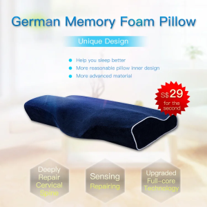 [Comfortable Sleep] Butterfly Memory Foam Pillow/Convex Slow Rebound/Memory Pillow/Healthy Neck Pill