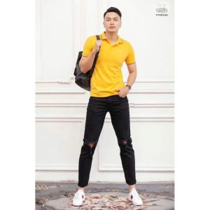 [hàng đẹp] Áo thun nam ngắn tay có cổ viền năng động phù hợp cả nam và nữ với thiết kế đơn giản nhưng đẳng cấp cùng với sự tiện dụng và thoải mái khi mặc