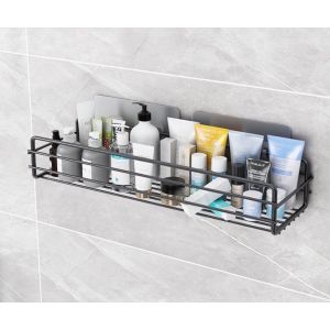 Toilet Rack Bathroom Shelf Shower Rak Free of Punch Bathroom Storage Organizer Kitchen Wall Dinding Shelves浴室支架