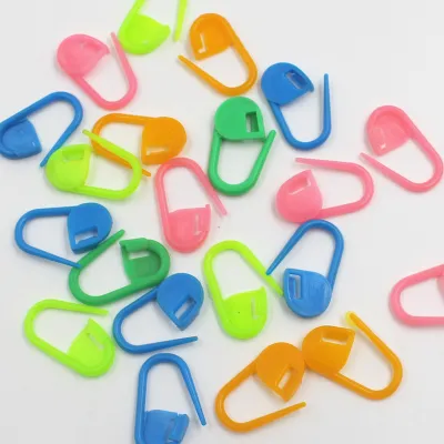 Mixed color Knitting Crochet Locking Stitch Needle Clip Markers 彩色记号扣 彩色小别扣 Craft Marker