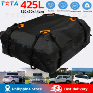 475L Large Car Roof Cargo Bag 120x90x44cm Top Rack Waterproof Bag Storage 420D Travel Cargo Carrier