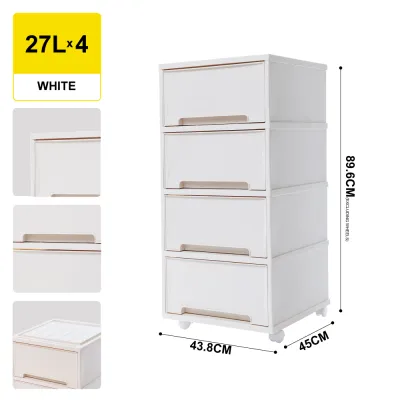 Citylife 4/5 Tier Storage Drawer Cabinet Movable Drawer Cabinet W/O Wheels