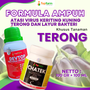Pestisida Topfarm / Obat Hama Terong Bulat / Obat Pembasmi Hama Daun Terong / Obat Hama Terong Ungu / Obat Semprot Hama Terong Ungu / Obat Hama Untuk Tanaman Terong / Obat Jamur Akar Terong
