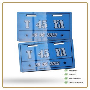 Plat Nomor Sepeda Listrik