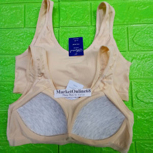 2 Áo Lót Lá Ba Lỗ Mút Liền 530A Su Tăm Cao Cấp Cho Học Sinh Bé Gái Tuổi Dậy Thì MarketOnline68