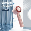 Buy 1 take 1 Mini Portable Handheld Electric Fan Turbo Hurricane 2000mAh 3 speed with Mobile Phone Holder Base T10. 