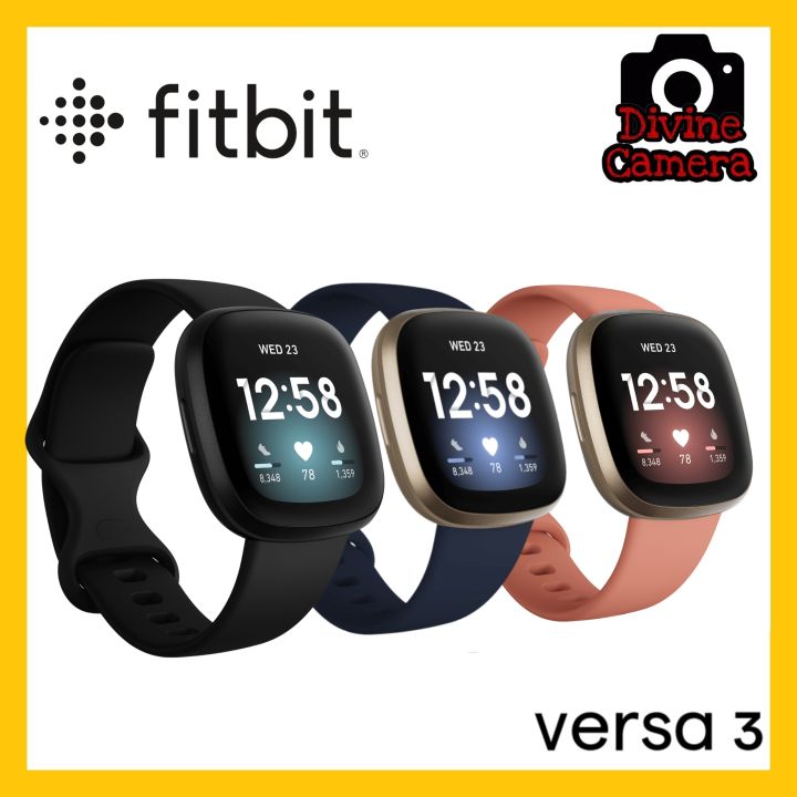 Fitbit Versa 3 GPS Smartwatch | Lazada