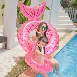 Mermaid swimming circle and childrens summer water toys SKU:YW90