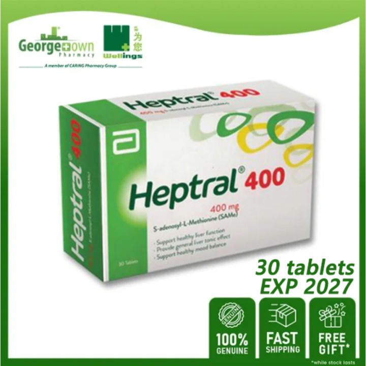 [ยอดนิยม 400 มก.] สินค้าพร้อมส่ง！Heptral 500 มก. Abbott Heptral/ 400 ...