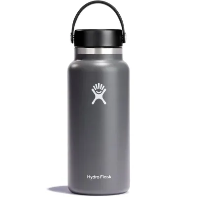SG Stock｜Hydro Flask 32oz/40oz Stainless Steel Wide Mouth Thermos Vacuum Cup Outdoor Travel Thermos Bottle