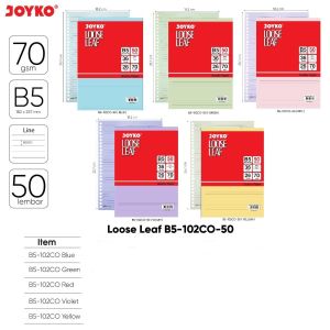 Loose Leaf Warna Joyko B5-102CO-50