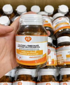 Hi Plus Calcium L-threonate plus Collagen Type II (ไฮ พลัส - แคลเซียม) 30 แคปซูล บำรุงกระดูกและข้อต่างๆ ขายดีมาก