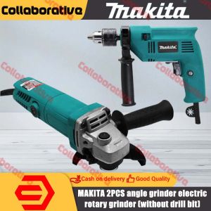 DeWALT ALL NEW Powerful 2 in 1 Angle Grinder and Drill Set with Hard Case Disc and Drill Bits