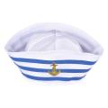Sailor Hats Blue Captain Hat with White Sail Hat for Costume Accessory Adult Women Kid White Sailors Hats for Adults Captain Cap Sailor Costume Accessories kindly. 