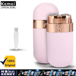 kemei Shaver For Women Electric Face Mini Hair Remover Armpit Eyebrow Bikini Trimmer Pain-Free Epilator Appliances