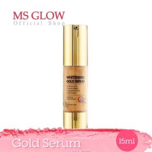 MS Glow Serum Whitening Gold Original Pencerah Wajah Memudarkan Flek Hitam