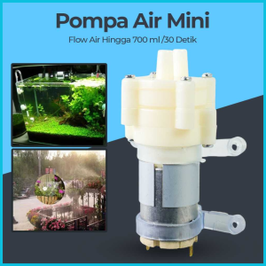 KING Pompa Air Mini Aquarium Ikan Fish Tank Water Pump 12V Celup Untuk Kolam Ikan cuci motor mobil