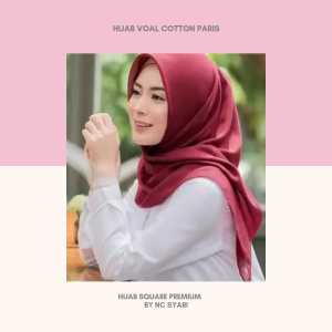 Hijab Jilbab Segiempat Polos Kerudung Segi Empat Paris Premium Hijab Segitiga Model Terbaru Kekinian Murah Terlaris Tidak Terawang