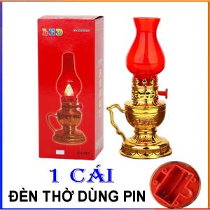 Bộ 2 Đèn Thờ Cảm Ứng Đèn Bàn Thờ Sạc Điện Đèn thờ không dầu tích điện thông minh Cảm Biến Thổi Bật/Tắt.