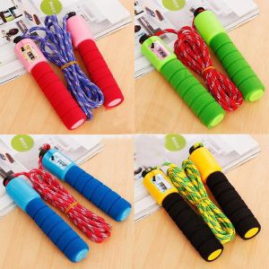 Skipping Jump Rope Soft Handle + Counter / Skipping Rope Exercise GYM Fitness