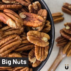 Big Nuts RAW Pecans 1kg - Halal Certified
