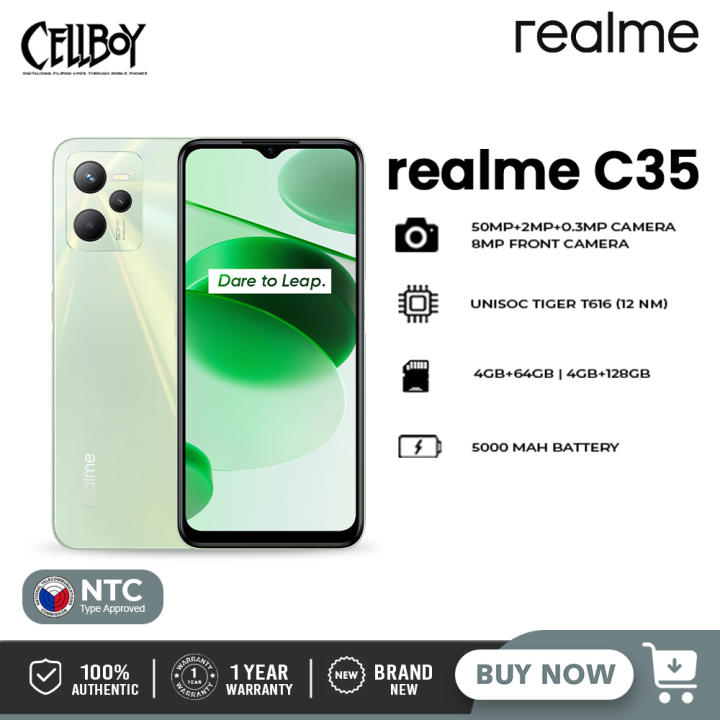 Realme C35 4Gb+64Gb | 4Gb+128Gb | Lazada PH