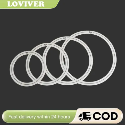 Loviver 4Pcs Drums Mute Rings Professional Accessories Drum Parts Drum Mufflers