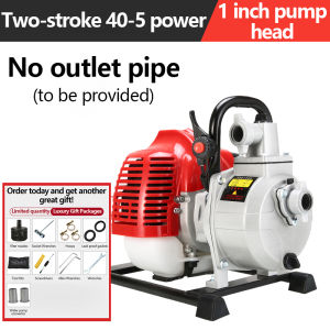 DEKES Gasoline Water Pump Heavy Duty 2-Stroke Gasoline Engine Water Pump 5500W High-power Gasoline Engine Pump for Agricultural Irrigation Power Water Pumps