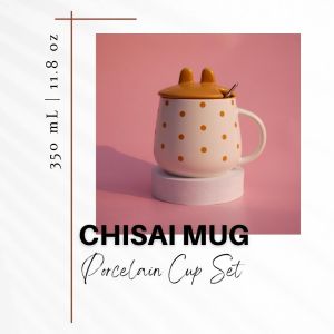 Chisai Porcelain Mug: Gelas Kopi Teh Keramik Mini & Cangkir Kopi Susu