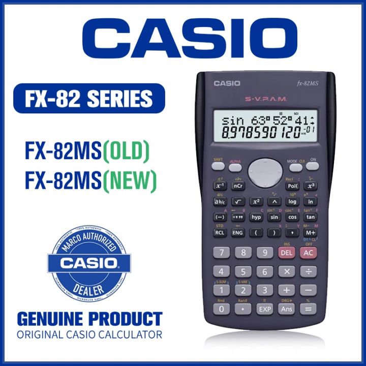 Casio FX82ms Series Calculator Student Scientific Function Calculator ...