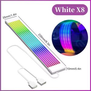 สายต่อพาวเวอร์ ARGB 5V Aura Sync สายตกแต่งเคสคอม Flexible RGB Strip สำหรับเกมมิ่งพีซี
