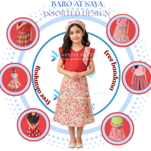 CCOSTUME 2026 Filipiniana Basic Folk Attire Baro at Saya Kimon at Saya Complete set for Girls Buwan ng wika