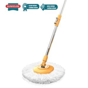 Cây Lau Nhà Xoay 360 Độ Chất Liệu Cao Cấp Inox 201 Sunhouse Ks-Mo350I