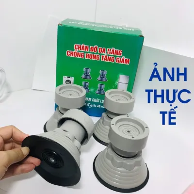 Set 4 chân chống rung máy giặt chân đế cho mát giặt chân đế chống rung chân đế chân đế kê máy giặt chân đế hống rung cho máy giặt chân kê tủ lạnh chân kê tủ chân kê