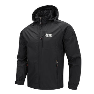 【2-3 days arrive!!!】VUUG Men Military Waterproof Riding Tactical Outerwear hoodie Windbreaker Jacket (M-2XL)
