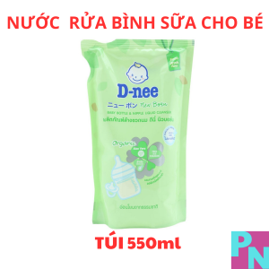 Nước rửa bình sữa cho bé nước rửa bình sữa Dnee  bịch 600ml chai 600ml nước súc bình núm vú không Paraben xuất xứ Thái Lan