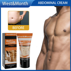 West Month Muscle Body Cream Hormones Men Muscle Strong Anti Cellulite Burning Weight Loss Cream For Men Slimming Gel For Abdominals Muscle (60ml)