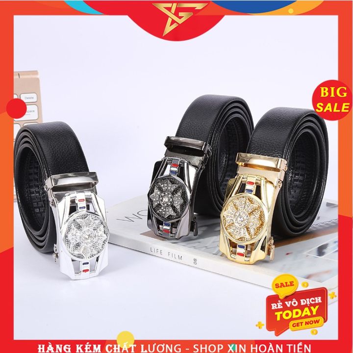 [Khóa Xoay] Thắt lưng nam, dây lưng nam , Thắt lưng nam da cao cấp ...